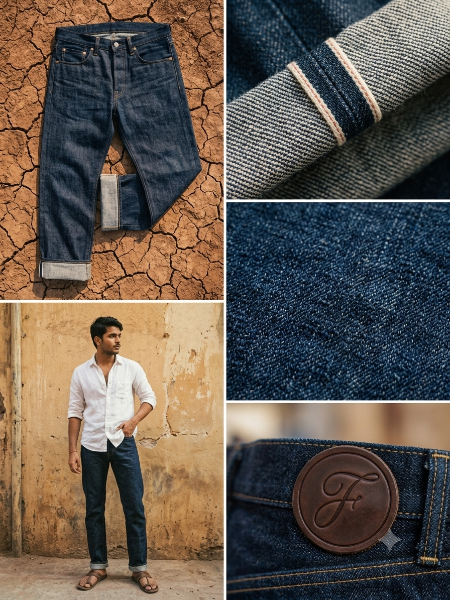 12oz Indigo Selvedge Denim Jeans